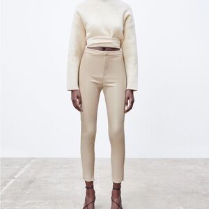Zara Leather Leggings XS